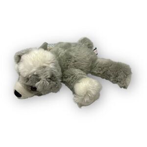 Li'l Pet Hospital Plush Gray Puppy Dog with Bandage Floppy Soft Stuffed Animal